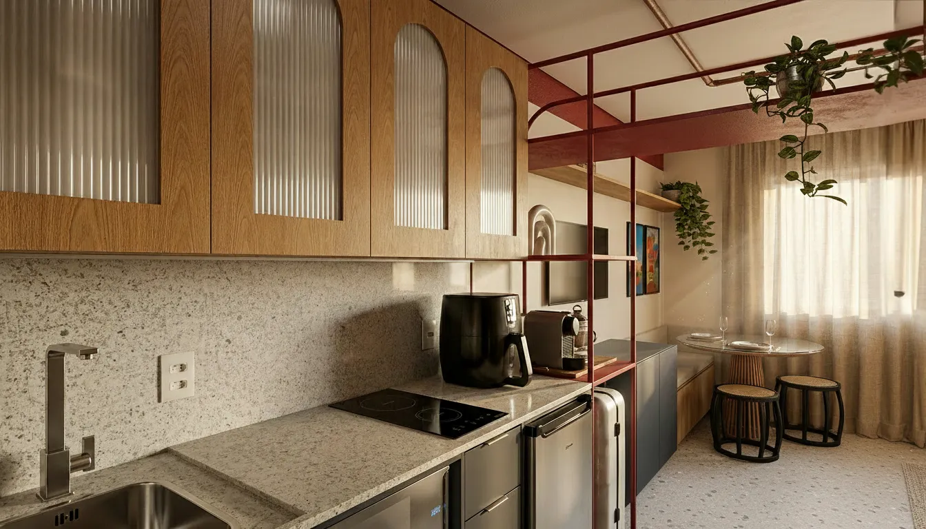 Loft Lima — depois: Cozinha