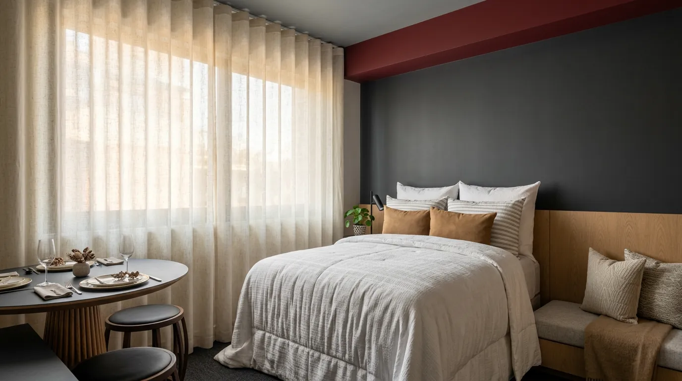 Loft Lima — depois: Dormitório